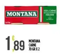Supermercato Pollio Montana carne offerta