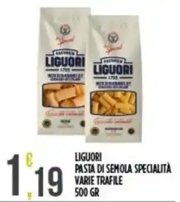 Supermercato Pollio Liguori pasta di semola specialità varie trafile offerta