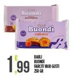 Supermercato Pollio Buondì farciti vari gusti offerta