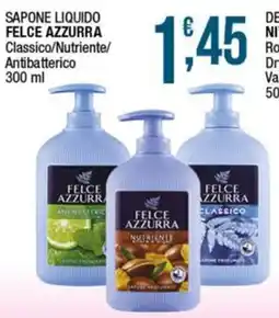 Sidis Sapone liquido Felce Azzurra offerta