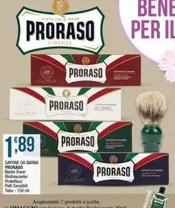 Sidis Sapone da barba Proraso offerta