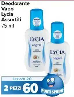 Carrefour Express Deodorante Vapo Lycia Assortiti offerta