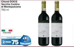 Carrefour Express Chianti DOCG Vecchia Cantina di Montepulciano offerta