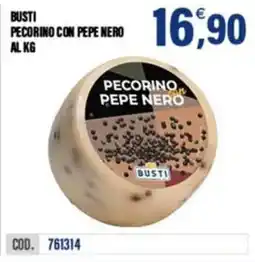 Adhoc Pecorino pepe nero Busti offerta