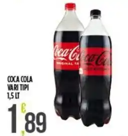 Supermercato Pollio Coca Cola vari tipi offerta