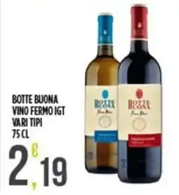 Supermercato Pollio Botte Buona vino fermo IGT offerta