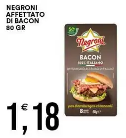 Vantaggio Cash&Carry Negroni bacon offerta