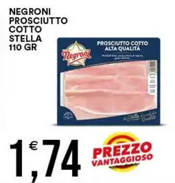 Vantaggio Cash&Carry Prosciutto cotto Stella offerta