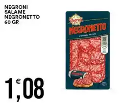 Vantaggio Cash&Carry Negroni salame negronetto offerta