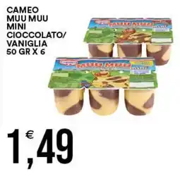 Vantaggio Cash&Carry Cameo muu muu mini cioccolato vaniglia offerta