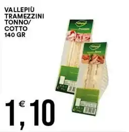 Vantaggio Cash&Carry Vallepiù tramezzini tonno/cotto offerta