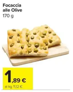Carrefour Express Focaccia alle Olive offerta