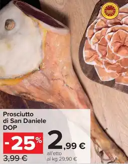 Carrefour Express Prosciutto di San Daniele DOP offerta
