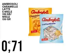 Vantaggio Cash&Carry Ambrofoti caramelle latte e miele offerta