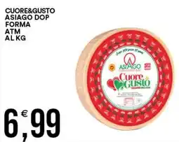 Vantaggio Cash&Carry Cuore&Gusto Asiago DOP offerta