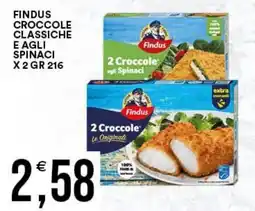 Vantaggio Cash&Carry Findus 2 Crocchette classiche offerta