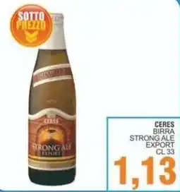 Bitar Ceres birra strong ale export offerta