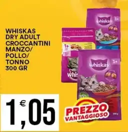 Vantaggio Cash&Carry Whiskas dry adult croccantini manzo offerta