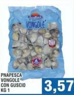 Bitar Pnapesca vongole con guscio offerta