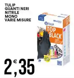 Vantaggio Cash&Carry Guanti neri nitrile Tulip offerta