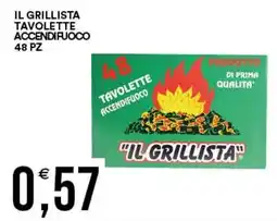 Vantaggio Cash&Carry Tavolette accendifuoco Il Grillista offerta