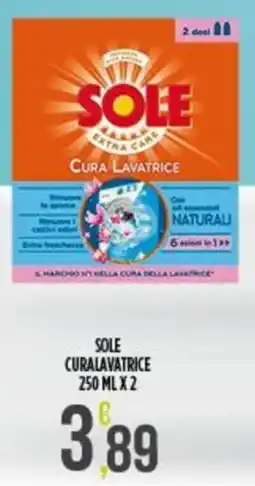 Supermercato Pollio Sole cura lavatrice offerta