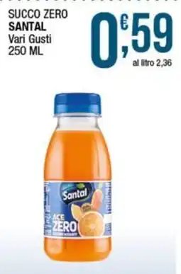 Sidis Succo zero Santal offerta
