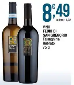 Sidis Vino Feudi di San Gregorio Falanghina/Rubrato offerta
