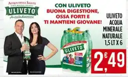 Supermercato Pollio Uliveto acqua minerale naturale offerta