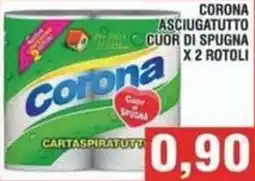 Bitar Corona asciugatutto cuor di spugna offerta