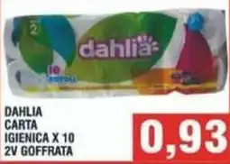 Bitar Dahlia carta igienica offerta