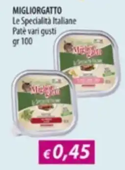 Acqua & Sapone Migliorgatto Paté vari gusti offerta