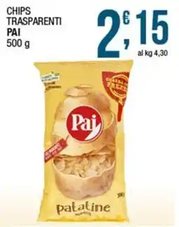 Sidis Chips trasparenti Pai offerta