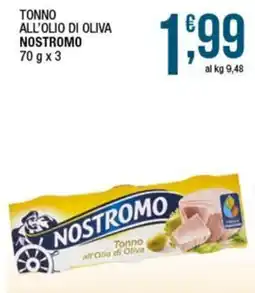 Sidis Tonno all'olio di oliva Nostromo offerta