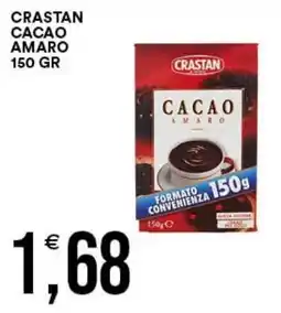Vantaggio Cash&Carry Crastan cacao amaro offerta
