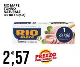 Vantaggio Cash&Carry Rio mare Tonno al Naturale offerta