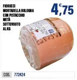 Adhoc Fiorucci mortadella bologna con pistacchio offerta