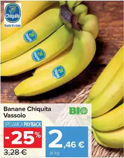 Carrefour Express Banane Chiquita Vassoio offerta