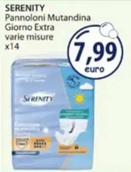 Acqua & Sapone Serenity Pannoloni Mutandina Giorno Extra offerta