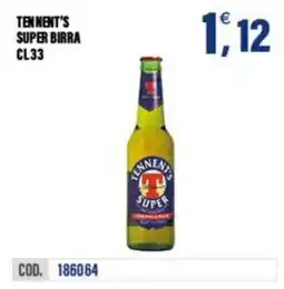 Adhoc Tennent's Super Birra offerta