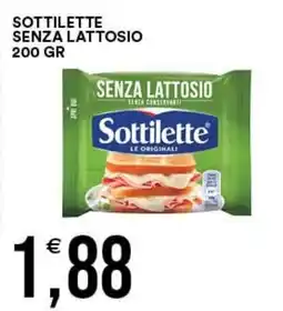 Vantaggio Cash&Carry Sottilette senza lattosio offerta