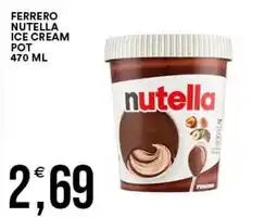 Vantaggio Cash&Carry Nutella ice cream pot offerta