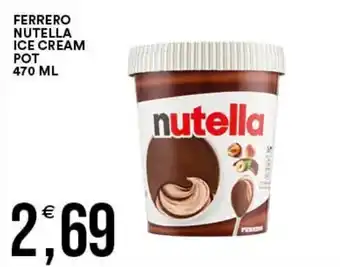 Vantaggio Cash&Carry Nutella ice cream pot offerta