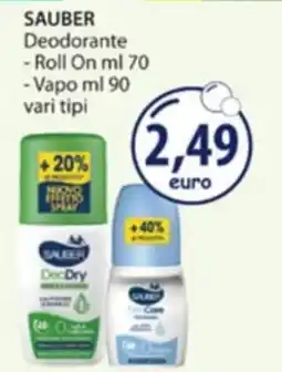 Acqua & Sapone Sauber deodorante offerta