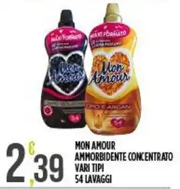 Supermercato Pollio Mon Amour ammorbidente concentrato offerta