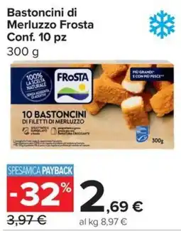 Carrefour Express Bastoncini di Merluzzo Frosta offerta