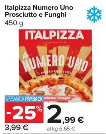Italpizza Numero Uno Prosciutto e Funghi