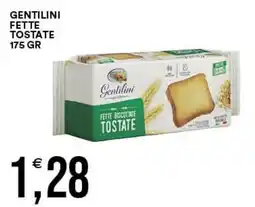Vantaggio Cash&Carry Gentilini fette biscottate tostate offerta