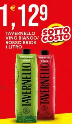 Vantaggio Cash&Carry Tavernello vino bianco/rosso brick offerta