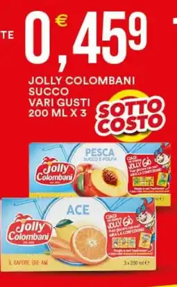 Vantaggio Cash&Carry Jolly Colombani Succo Vari Gusti offerta